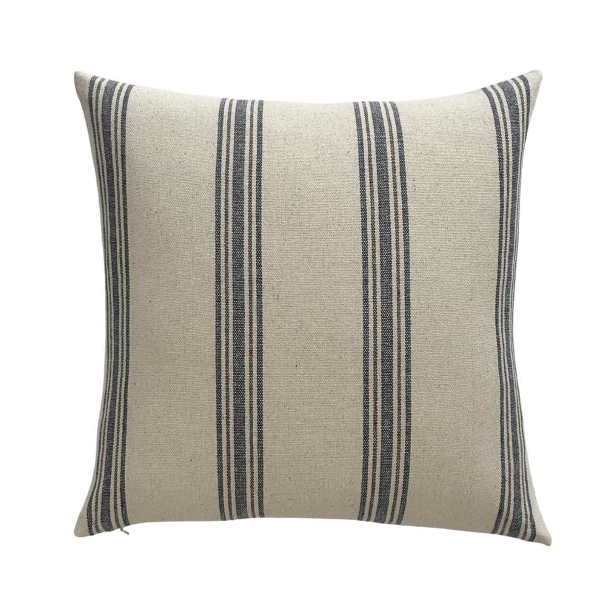 Christopher Striped Grain Sack Cotton Pillow Cover Maquette