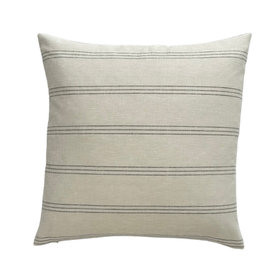 Douglas | Striped Woven Cotton Pillow Cover