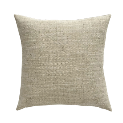 Loren | Sand Woven Herringbone Texture Cotton Pillow Cover