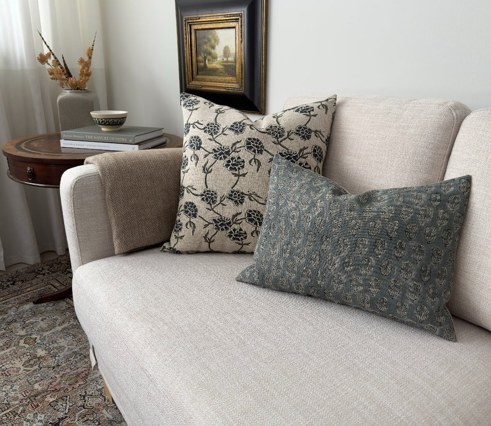 Lina' Block Print Pillow - Casa di LaValle